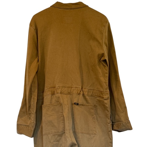 Lee Legendary Union-All One-Piece Brown Cotton Denim Utility Coverall Size XL - Picture 7 of 15